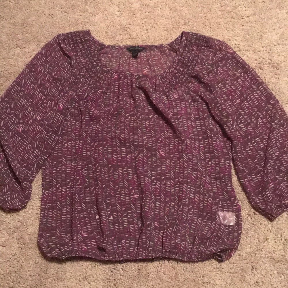 ⭐️⭐️Banana Republic 3/4 Sleeve Top - Size L
